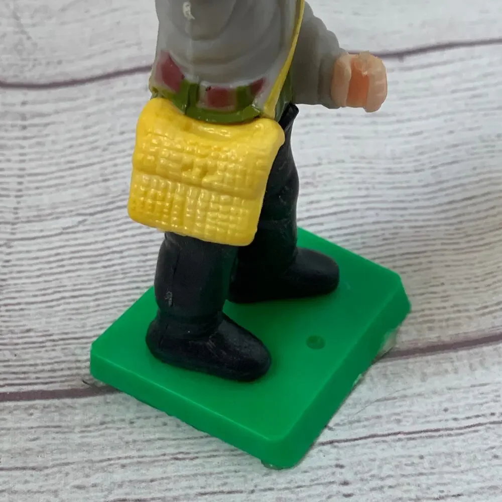 Vintage 1978 Wilton Fishy Situation Fisherman Cake Topper Figurine 5.25”H